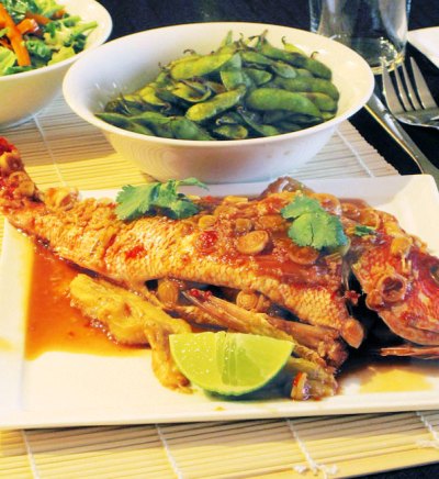 Red Snapper with Lemongrass and Sweet Chili